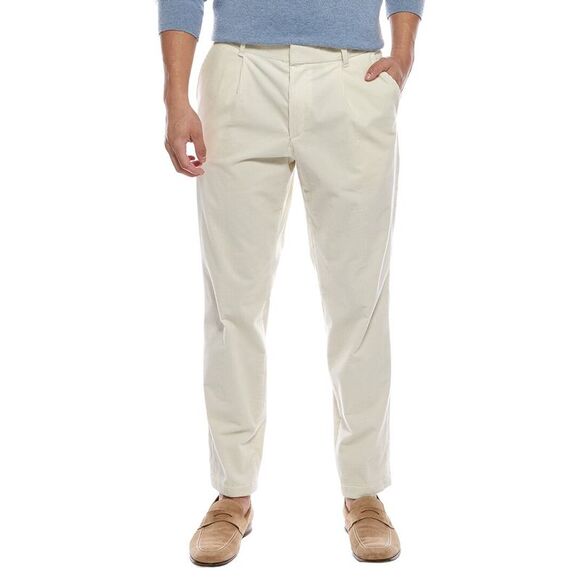 Hugo Boss MensPerin Corduroy Pant White